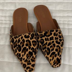 Seychelles Mocktail Animal Print Women's Mules - Leopard pony (real fur)